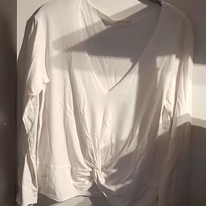 Treasure & bond white long sleeve